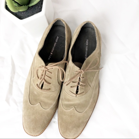 John Varvatos Other - john varvatos suede wingtip shoes